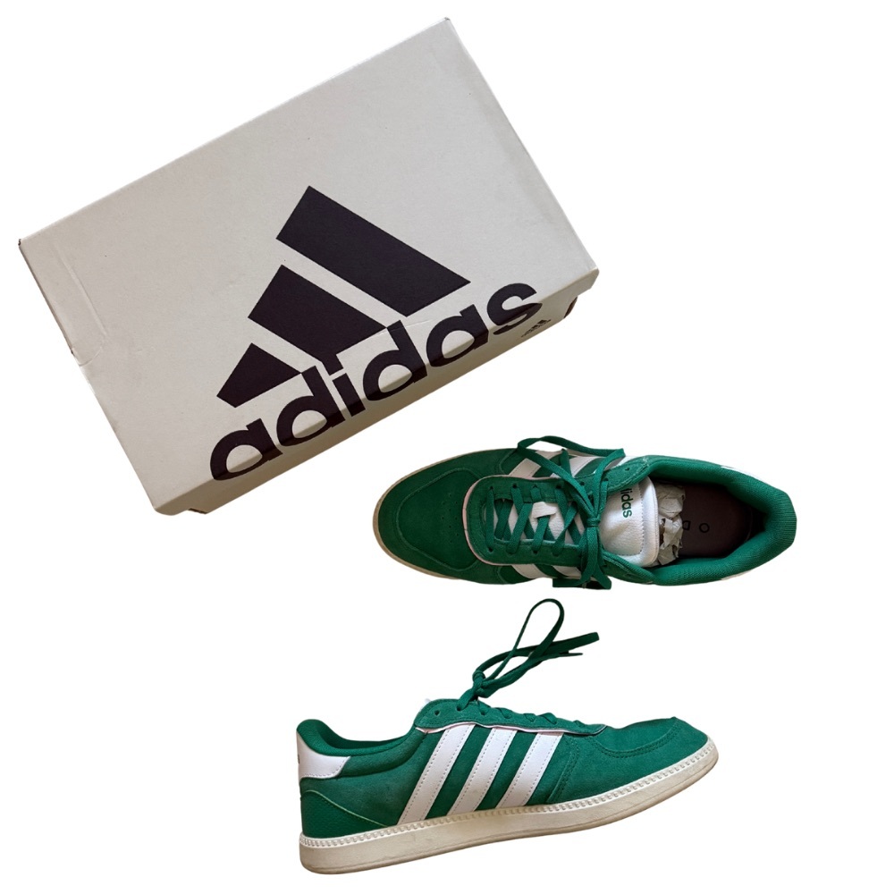 adidas Breaknet Sneakers — Green | White | Pink